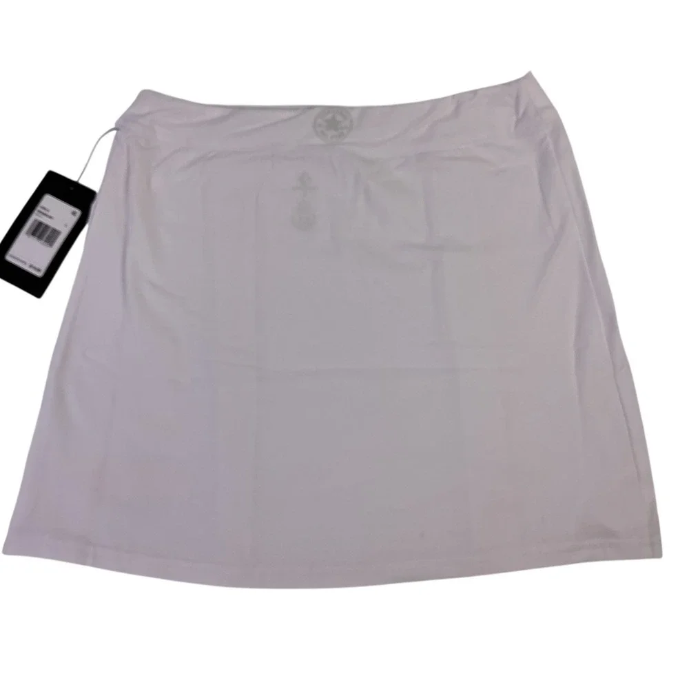 Converse Girls Athletic Club Pleated Skirt White Size L‎ NEW WITH TAGS